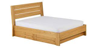Teak Wood Queen Size Platform Bed With