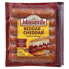 johnsonville sausage beddar with