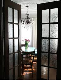interior french doors with frosted