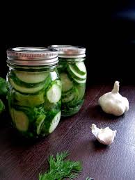 garlic dill refrigerator pickles