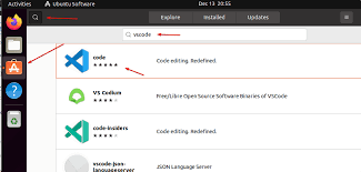 vs code editor on ubuntu 22 04 20 04 lts