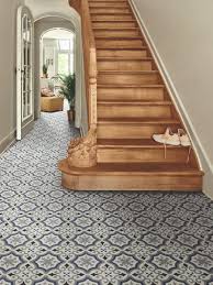 The product comes with an attached moisture barrier to prevent spills from reaching the pad and subfloor. California Tile Effect Vinyl Flooring United Carpets And Beds