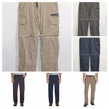 Bc Clothing Mens Convertible Pants Zip Off Cargo Shorts gambar png