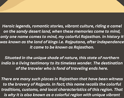 pdf essay on rajasthan 500 words