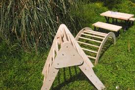 Kids Picnic Table Wooden Bench Solid