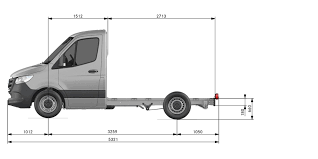The interior width of the sprinter van is 70.1 and the exterior width is 95.5. Sprinter Chassis Cabs Technical Data Mercedes Benz
