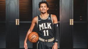 The white trae young jersey shown above is made by fanatics branded and available in white, red, and black (for men & women). Behind The Atlanta Hawks Tribute To Mlk Through Their New Uniforms