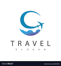 travel logo design template royalty