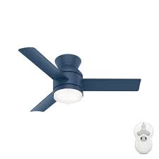 Led Indoor Indigo Blue Ceiling Fan With