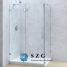 bathroom partition toughened glass door