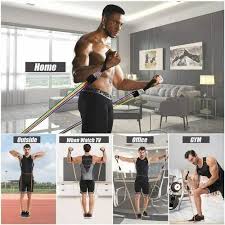 hemico exercise resistance bands with
