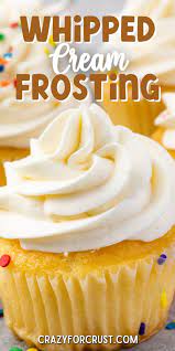 ilized whipped cream frosting