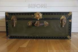 5 Old Trunk Coffee Table A Thrifty