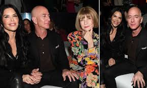 'she's got an uncanny ability to make people do anything': Amazon Boss Jeff Bezos And Girlfriend Lauren Sanchez Sit Next To Anna Wintour At Fashion Show Daily Mail Online