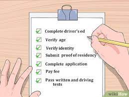 3 ways to get your driving permit wikihow