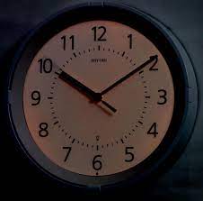 gemini lighted wall clock by rhythm clocks