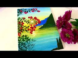 How To Paint Bougainvillea Flowers In