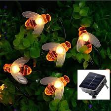Bee Solar String Light Fairy Lights