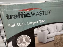 traffic master blazer self stick carpet