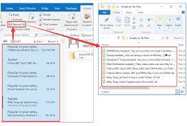 save export multiple emails