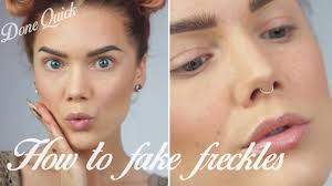 make fake freckles