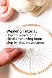 How To Weave On A Circulair Loom Studio Koekoek