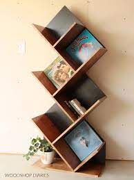 diy vinyl record shelf build it from a