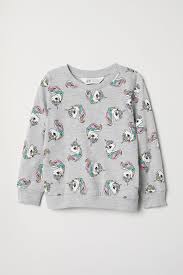 Sweatshirt With Printed Design Fall 2019 Girls Kids