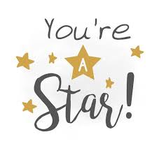 Download Free png You are a Star SVG clipart Boys Quote Word Art Cutting  File | PNGio - DLPNG.com
