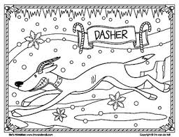 They are a great way to entertain children during travel or on a rainy day. Dasher Santa S Reindeer Coloring Page By Tim S Printables Tpt