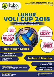 Volleyball) adalah permainan olahraga yang dimainkan oleh dua grup berlawanan. Gambar Poster Bola Voli