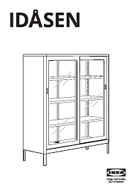 cabinet with sliding glass doors beige