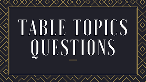 best table topics questions resource