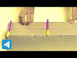 length of rubber band determines pitch