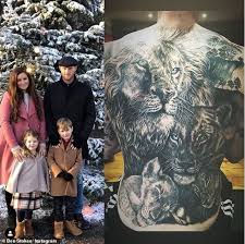 Ason mount and ben chilwell are out of england's clash with czech republic tonight, with doubts hanging over their involvement in the rest of the euros. England All Rounder Ben Stokes Shows Off Enormous Back Tattoo Of Lion Family Daily Mail Online