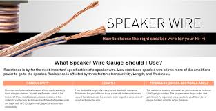 What Speaker Wire Gauge Should I Use Primecables Ca Blog