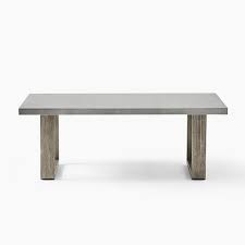 Concrete Outdoor Coffee Table On