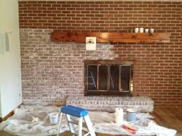 Fireplace Remodel Houzz White Wash