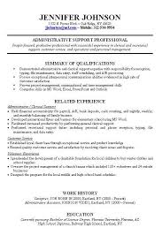 Resume Experience Examples Example Document And Resume