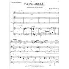 When autocomplete results are available use up and down arrows to review and enter to select. Williams John Theme From Schindler S List Two Violins Violin Viola And Piano Arranged By Amy Barlowe Hal Leonard Publication Shar Music Sharmusic Com