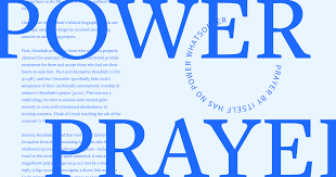 understanding the power pattern of prayer