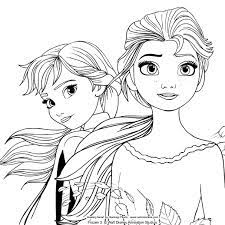 A coleção contém mais de 90 lindas desenhos para colorir. Desenho De Elsa E Anna De Frozen 2 Para Colorir