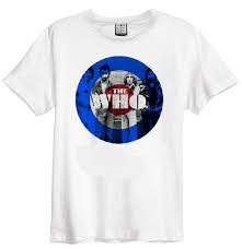 The Who Target Weiß T Shirt Amplified Clothing Neu Und Offiziell Print Fitness T Shirt Men Classic Casual T Shirt