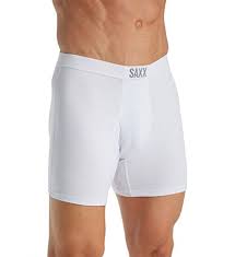 Saxx Underwear Mens 24 Seven Boxer Fly White White Underwear