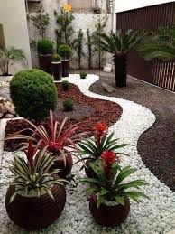 Terracotta stones work well in a tropical landscape, but may not blend well with a formal garden. Landscaping Ideas With Mulch And Rocks In 2021 A Nest With A Yard