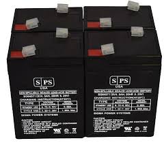4 X Lithonia Elb06042 Battery One 6v 4 5aah Rechargeable Sla Battery Sigma Batteries