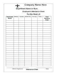 Employee Roster Template