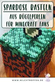 So what better than a creeper pinata! á… Spardose Basteln Aus Bugelperlen Fur Minecraft Fans