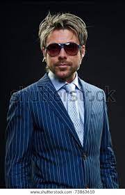 Confident Young Business Man Wearing Sunglasses Stock Photo 73863610  gambar png