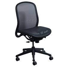 knoll chadwick armless used task chair